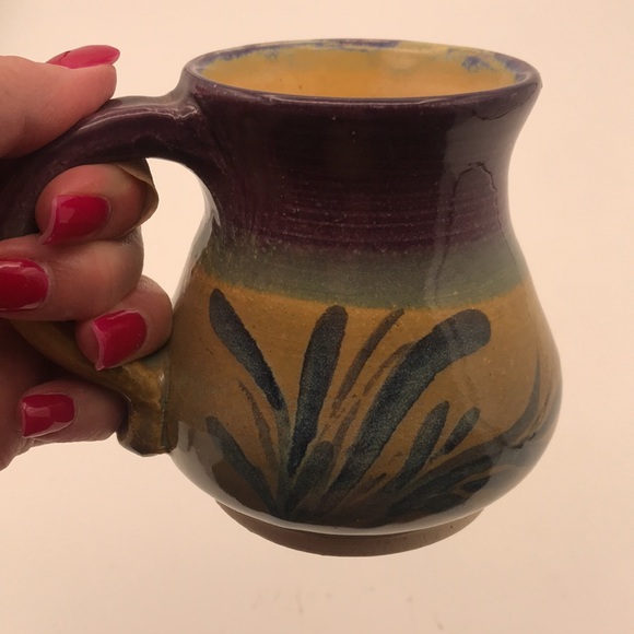 Studio Pottery Artist Signed Stoneware Mug - Picture 6 of 6